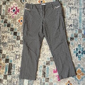 Black and White Polka Dot Pants